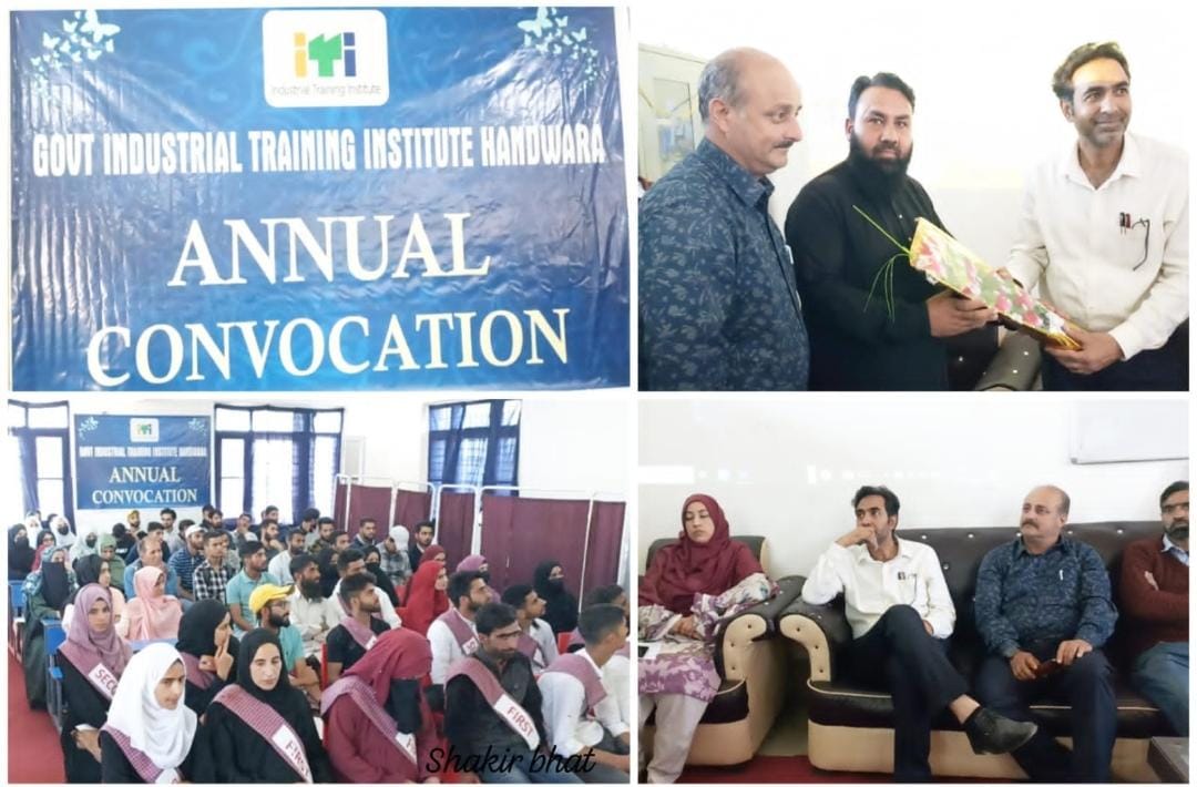 Annual Convocation at ITI Handwara Celebrates Graduates’ Success