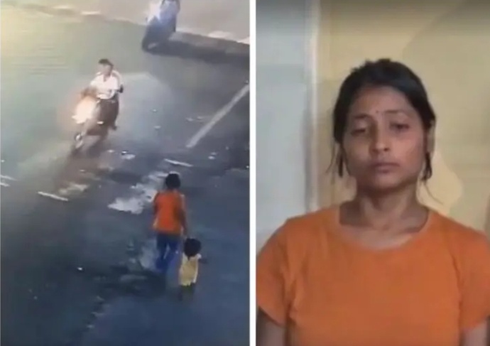 एक कलयुगी मां ने अपनी ही तीन साल की मासूम बेटी को मार डाला