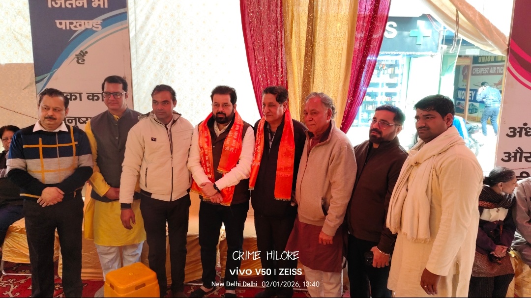 पहाड़गंज के आर्य समाज मंदिर में 1001 गायत्री महायज्ञ से गुंजायमान हुआ वैदिक वातावरण