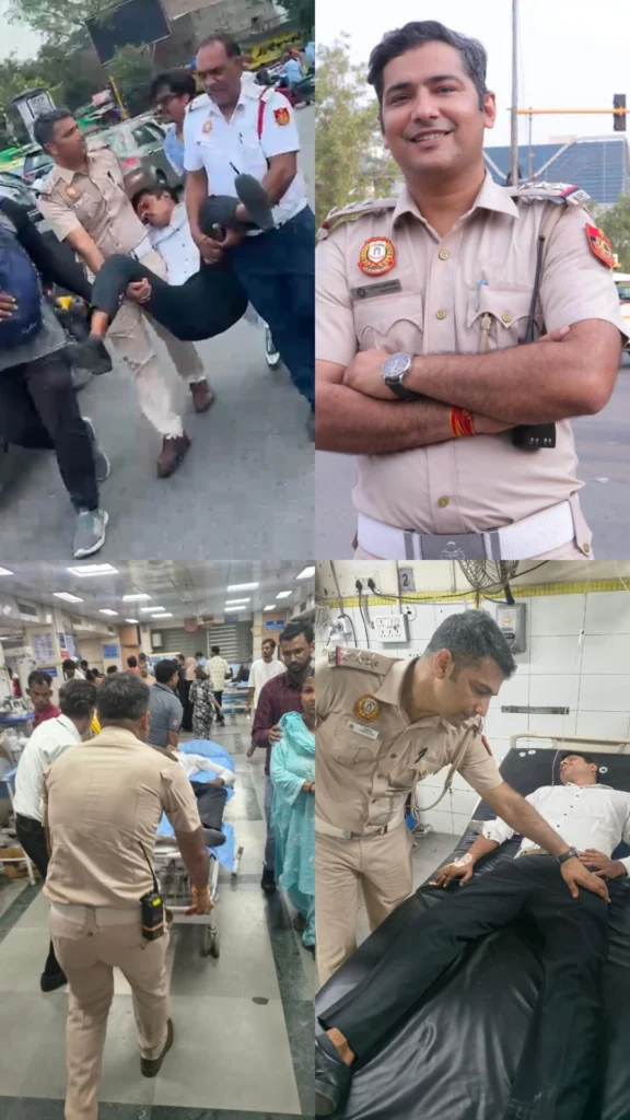 वर्दी में फ़रिश्ता: ट्रैफिक पुलिस इंस्पेक्टर ने CPR देकर टाली वकील की मौत